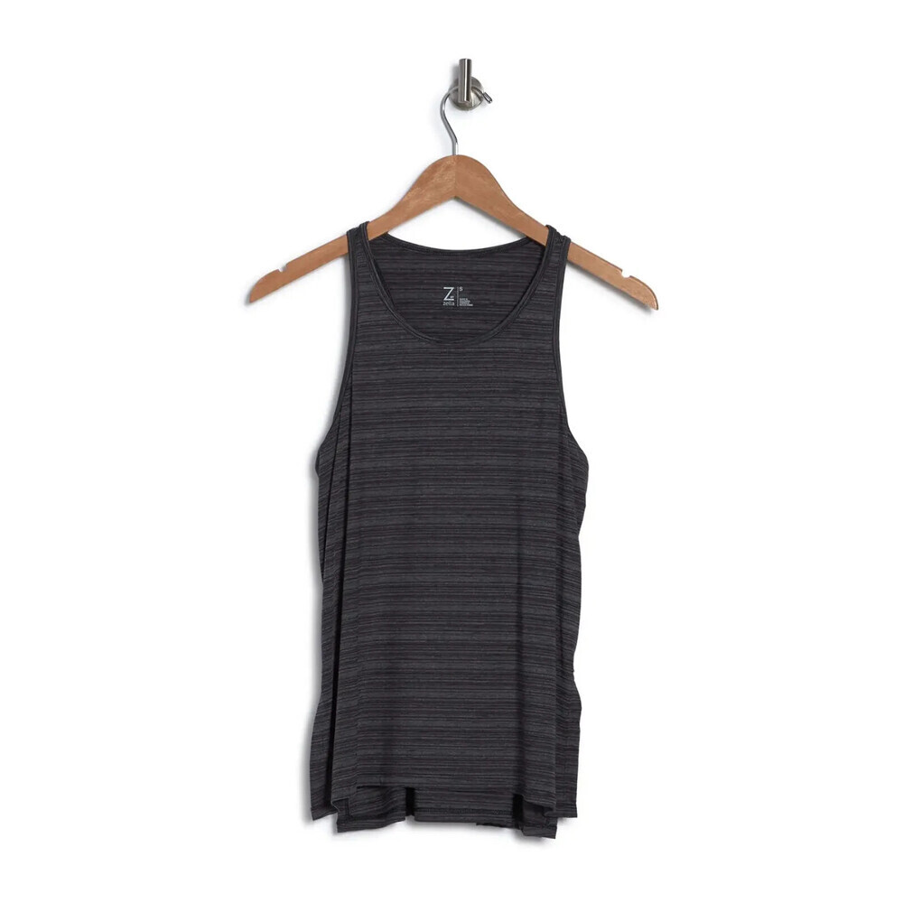 Z BY ZELLA Women Sakara Performance Tank Top In Black size S - Picture 2 of 3